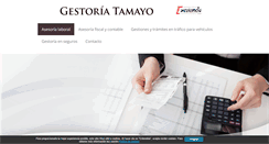 Desktop Screenshot of gestoriatamayo.com